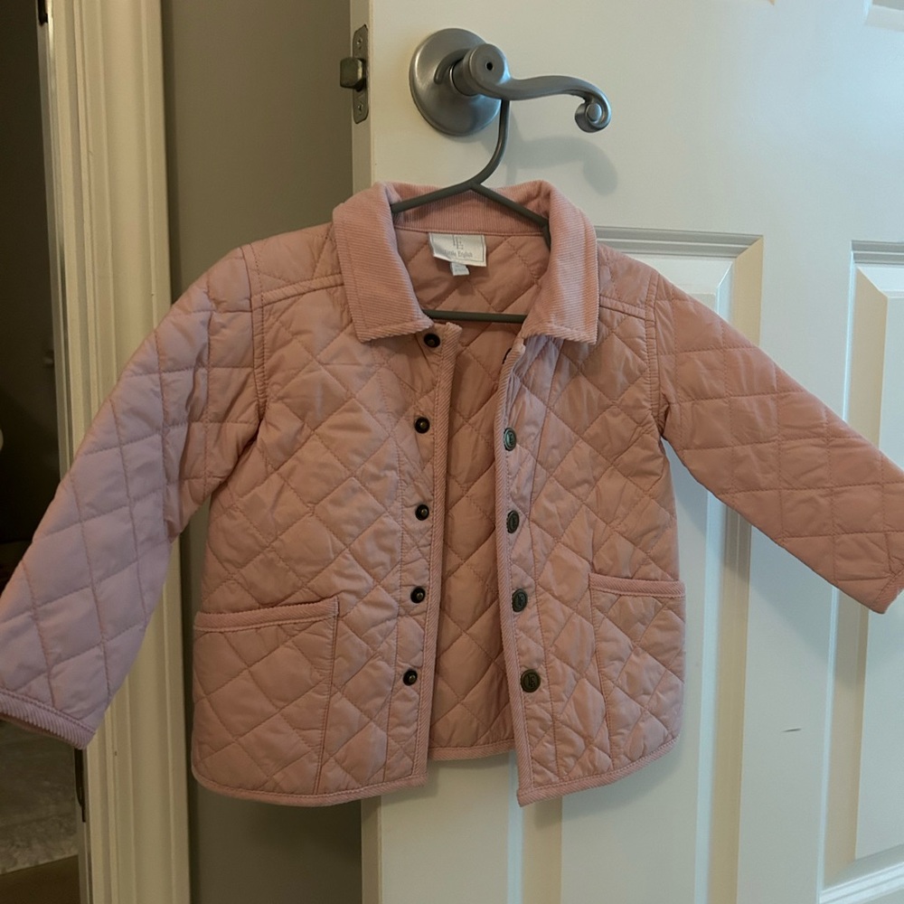 Little English Classic Pink Quilted Jacket